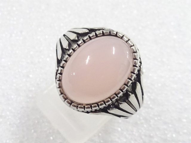 JAPANESE KIMONO / ANTIQUE COLORED STONE RING (SIZE 21)